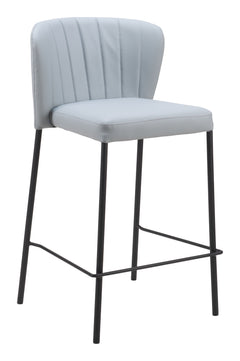 Linz Gray Counter Stool (Set of 2) - Ornate Home
