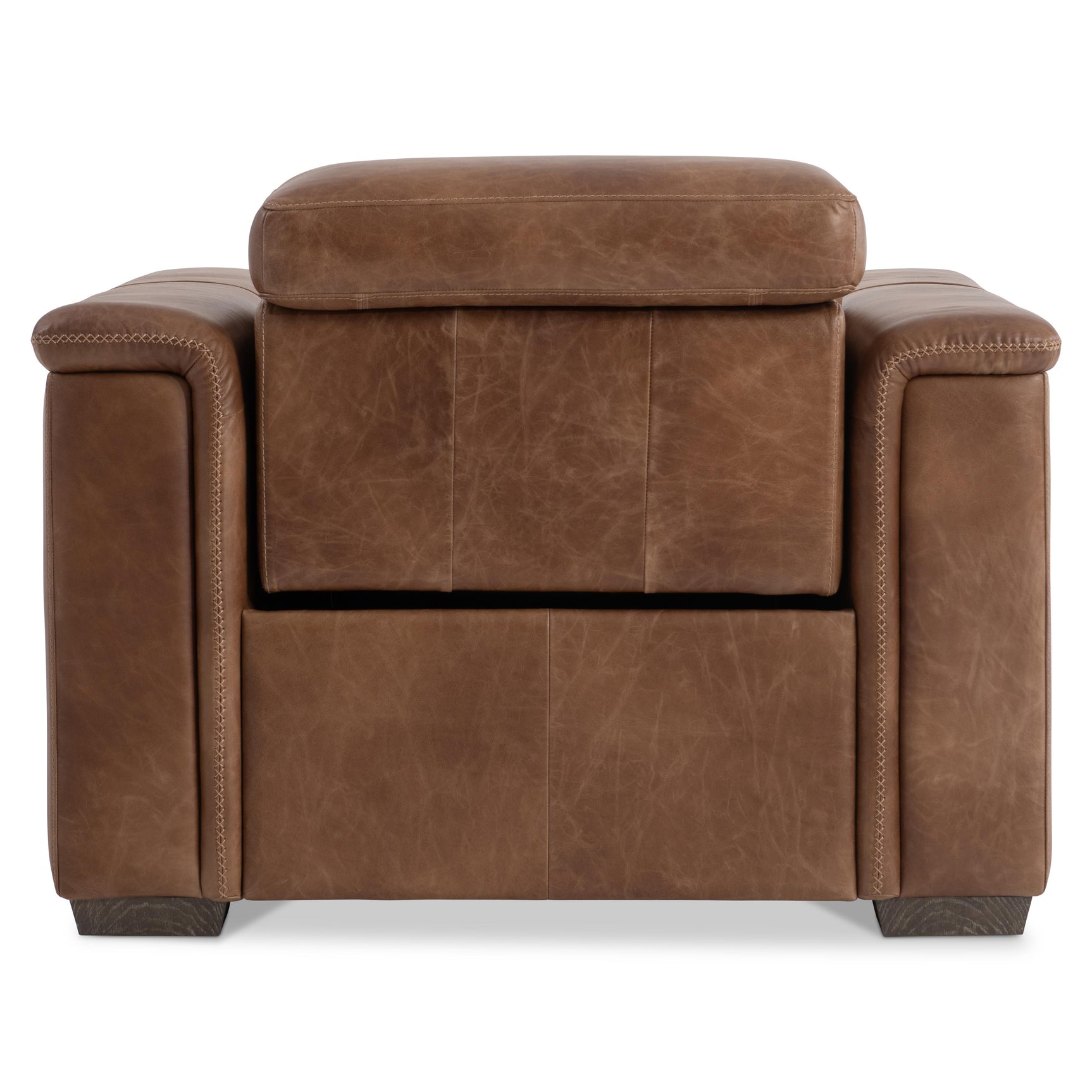 Lioni Brown Leather Power Motion Chair - Ornate Home