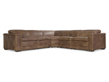 Lioni Brown Leather Power Motion Sectional (3 Pieces) - Ornate Home