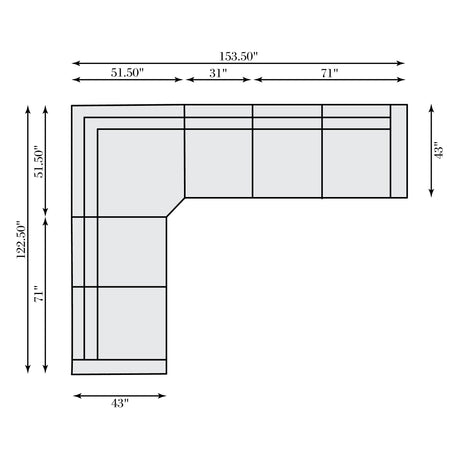 Lioni Brown Leather Power Motion Sectional - Ornate Home