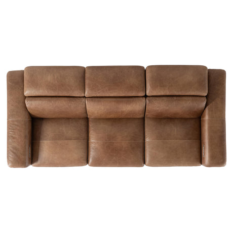 Lioni Brown Leather Power Motion Sofa - Ornate Home