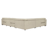 Lioni Mocha Power Motion Sectional - Ornate Home