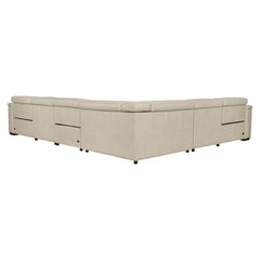 Lioni Mocha Power Motion Sectional - Ornate Home