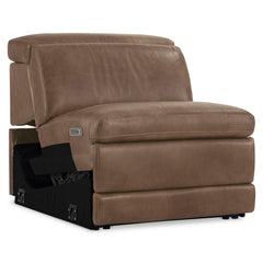 Lioni Taupe Armless Power Motion Chair - Ornate Home