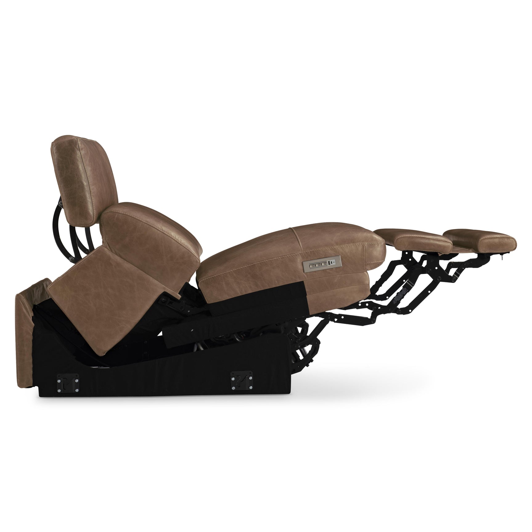 Lioni Taupe Armless Power Motion Chair - Ornate Home