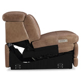 Lioni Taupe Armless Power Motion Chair - Ornate Home