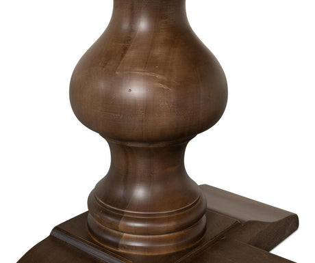 Lionisio Brown Trestle Dining Table - Ornate Home