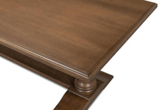 Lionisio Brown Trestle Dining Table - Ornate Home