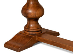 Lionisio Brown Trestle Dining Table - Ornate Home