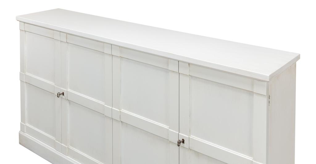 Lionisio Cortina White Buffet - Ornate Home