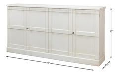 Lionisio Cortina White Buffet - Ornate Home