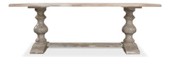 Lionisio Grey Trestle Dining Table - Ornate Home