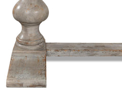 Lionisio Grey Trestle Dining Table - Ornate Home