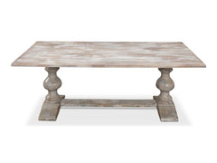 Lionisio Grey Trestle Dining Table - Ornate Home