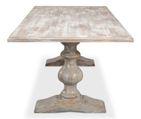 Lionisio Grey Trestle Dining Table - Ornate Home