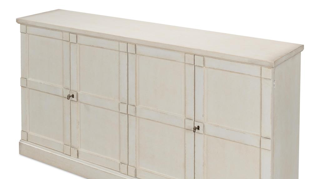 Lionisio Stucco White Buffet - Ornate Home