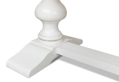 Lionisio White Trestle Dining Table - Ornate Home