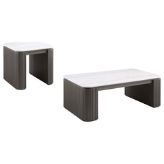 Lior Charcoal Coffee Table Set - Ornate Home