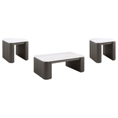 Lior Charcoal Coffee Table Set - Ornate Home