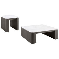 Lior Charcoal Coffee Table Set - Ornate Home