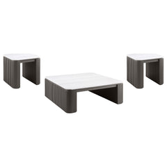 Lior Charcoal Coffee Table Set - Ornate Home