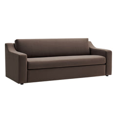 Liora Chocolate Brown Performance Velvet Sofa - Ornate Home