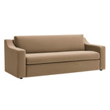 Liora Taupe Performance Velvet Sofa - Ornate Home