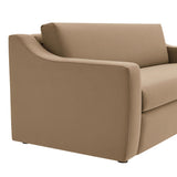 Liora Taupe Performance Velvet Sofa - Ornate Home