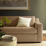 Liora Taupe Performance Velvet Sofa - Ornate Home