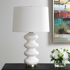 Liora White Table Lamp - Ornate Home