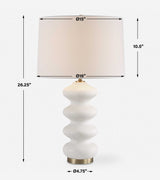 Liora White Table Lamp - Ornate Home