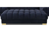 Lipa Velvet Ottoman - Ornate Home