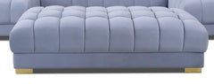 Lipa Velvet Ottoman - Ornate Home