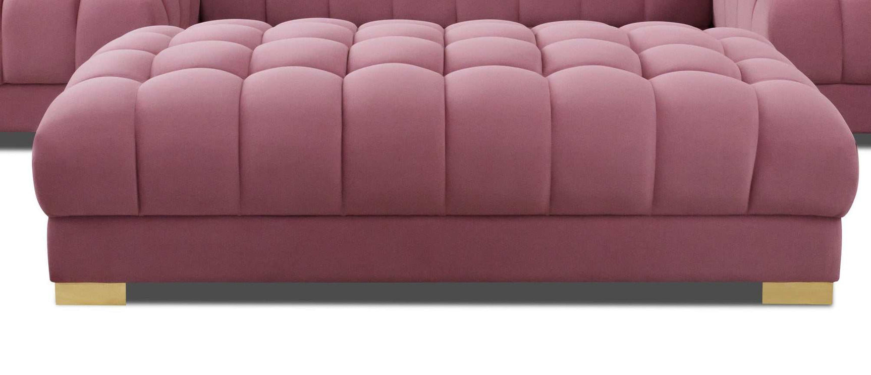 Lipa Velvet Ottoman - Ornate Home