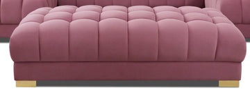 Lipa Velvet Ottoman - Ornate Home