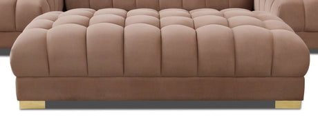 Lipa Velvet Ottoman - Ornate Home