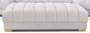 Lipa Velvet Ottoman - Ornate Home