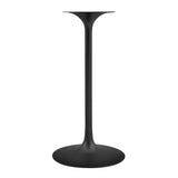 Lippa Black 28" Round Faux Marble Bar Table - Ornate Home
