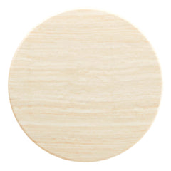 Lippa Black 36" Round Faux Travertine Coffee Table - Ornate Home