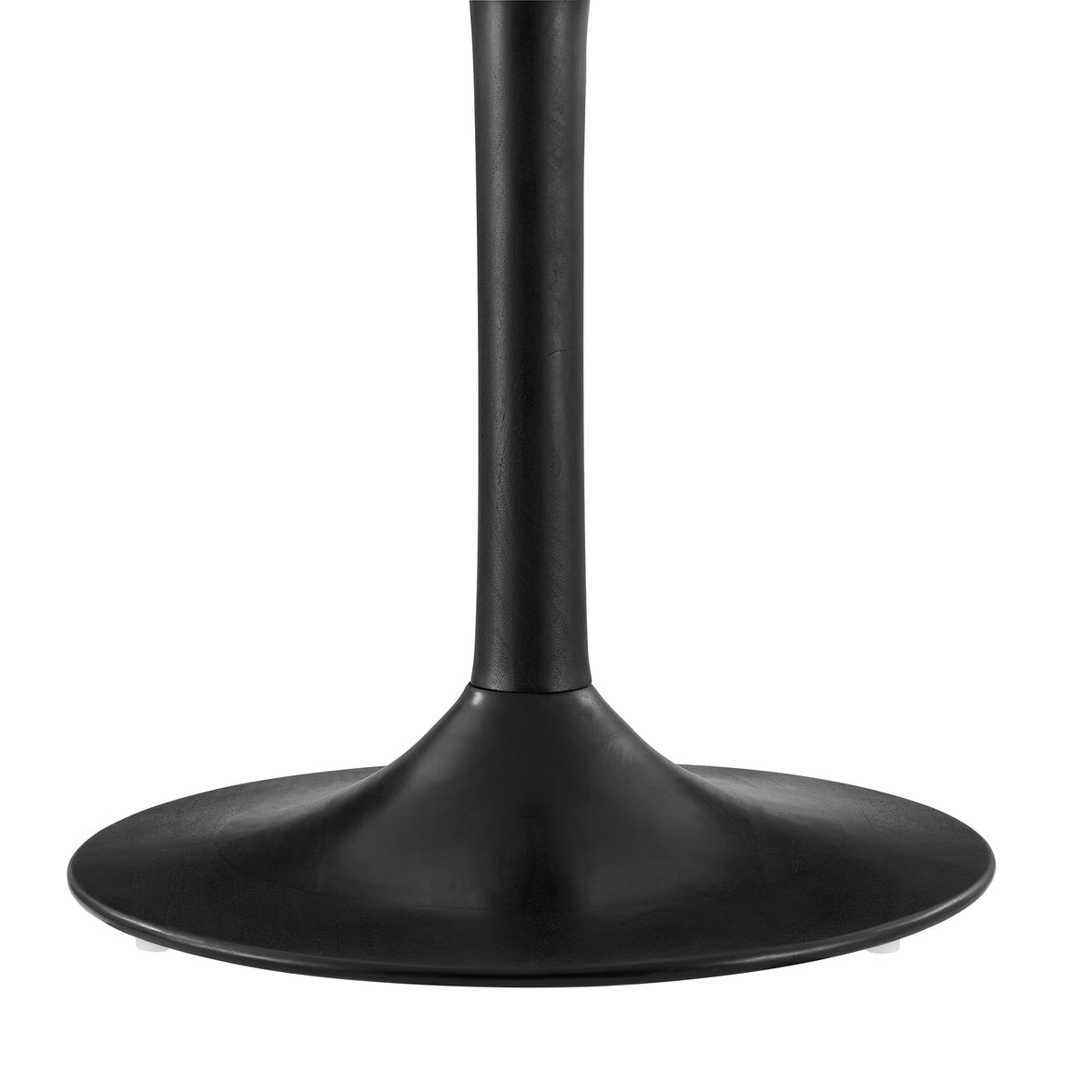 Lippa Black 48" Round Solid Wood Dining Table - Ornate Home