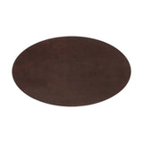 Lippa Black/Cherry Walnut 60" Oval Wood Dining Table - Ornate Home