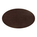 Lippa Black/Cherry Walnut 78" Oval Wood Dining Table - Ornate Home