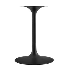 Lippa Black/Walnut 36" Round Wood Dining Table - Ornate Home