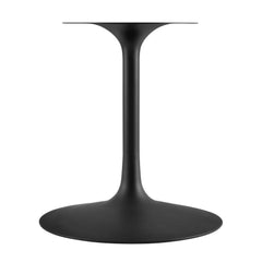Lippa Black/Walnut 60" Oval Walnut Wood Dining Table - Ornate Home