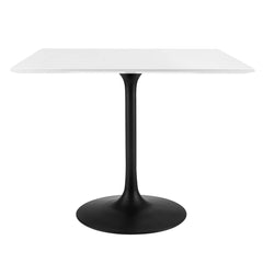 Lippa Black/White 36" Square Wood Dining Table - Ornate Home