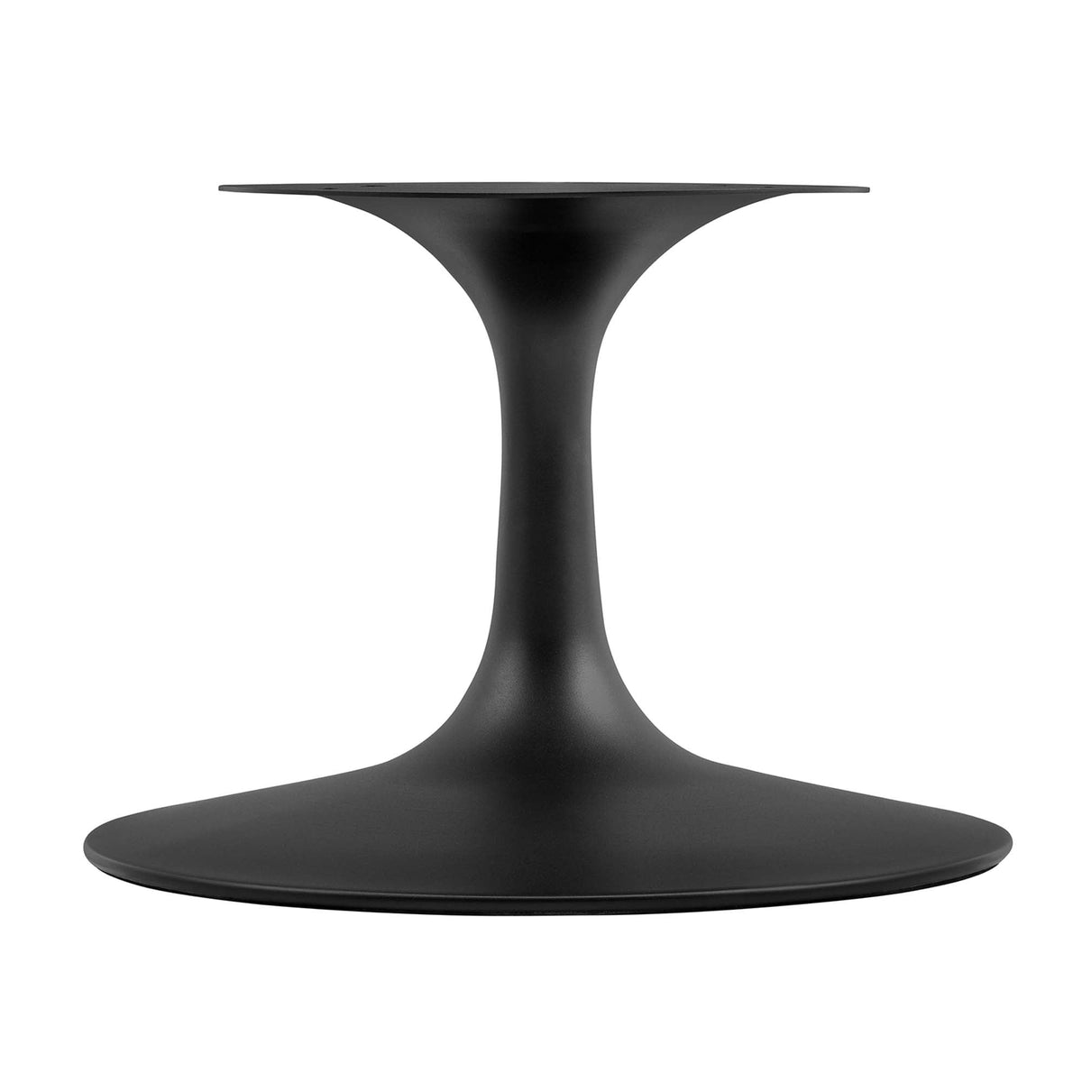 Lippa Black/White 48" Oval Faux Marble Coffee Table - Ornate Home