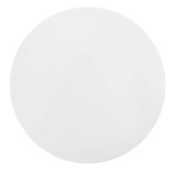 Lippa Black/White 54" Round Wood Dining Table - Ornate Home