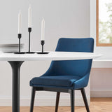 Lippa Black/White 54" Round Wood Dining Table - Ornate Home