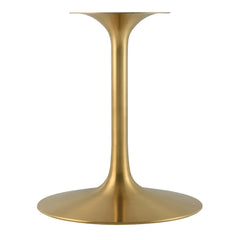 Lippa Gold 60" Oval Faux Travertine Dining Table - Ornate Home