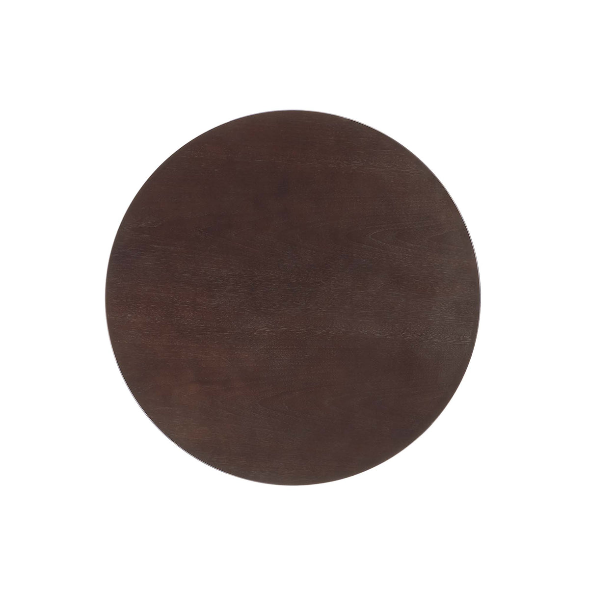 Lippa Gold/Cherry 28" Round Cherry Walnut Wood Bar Table - Ornate Home